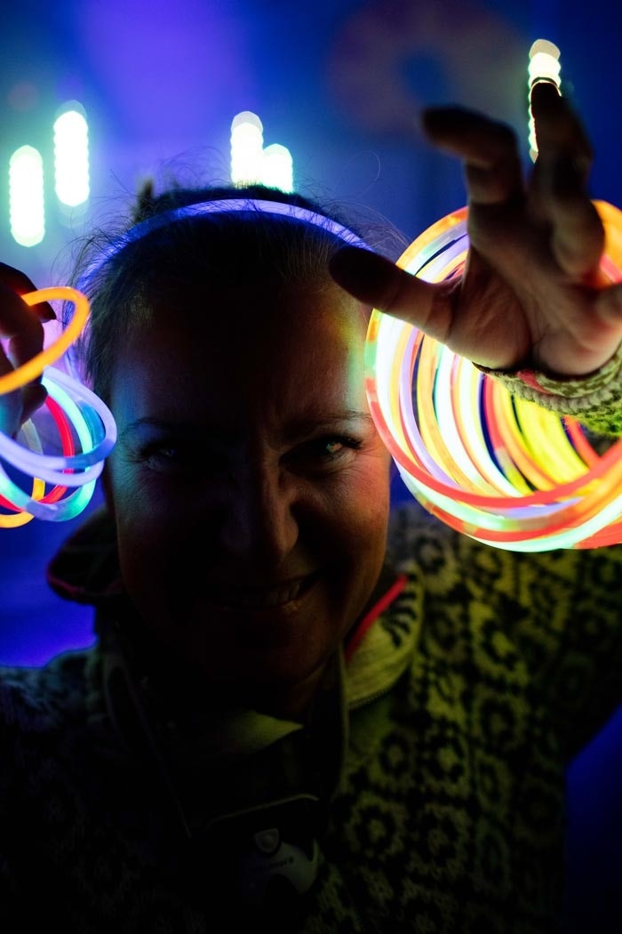Glowstickfest. Foto: Per Finne Glowstickfest. Foto: Per Finne