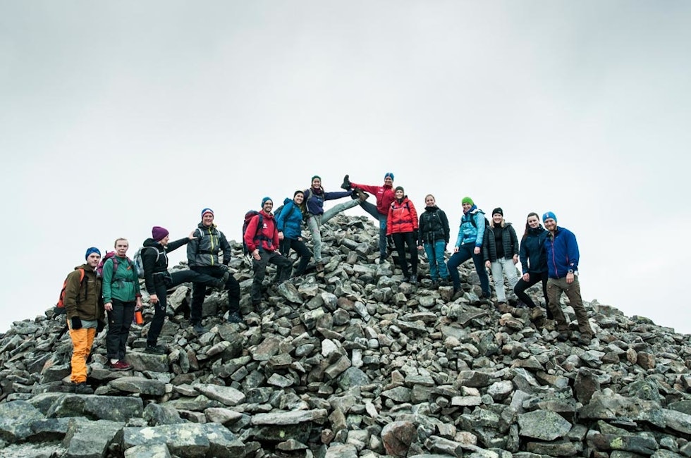 Hyggelige fellestur. Bli kjent med flere fjellfolk. Foto: Alexandra JarnaH Hyggelige fellestur. Bli kjent med flere fjellfolk. Foto: Alexandra JarnaH