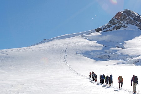 JOTUNHEIMEN: Smørstabbtindenes isbreer byr på store og spennende naturopplevelser. Foto: Per-Arne Andersen JOTUNHEIMEN: Smørstabbtindenes isbreer byr på store og spennende naturopplevelser. Foto: Per-Arne Andersen