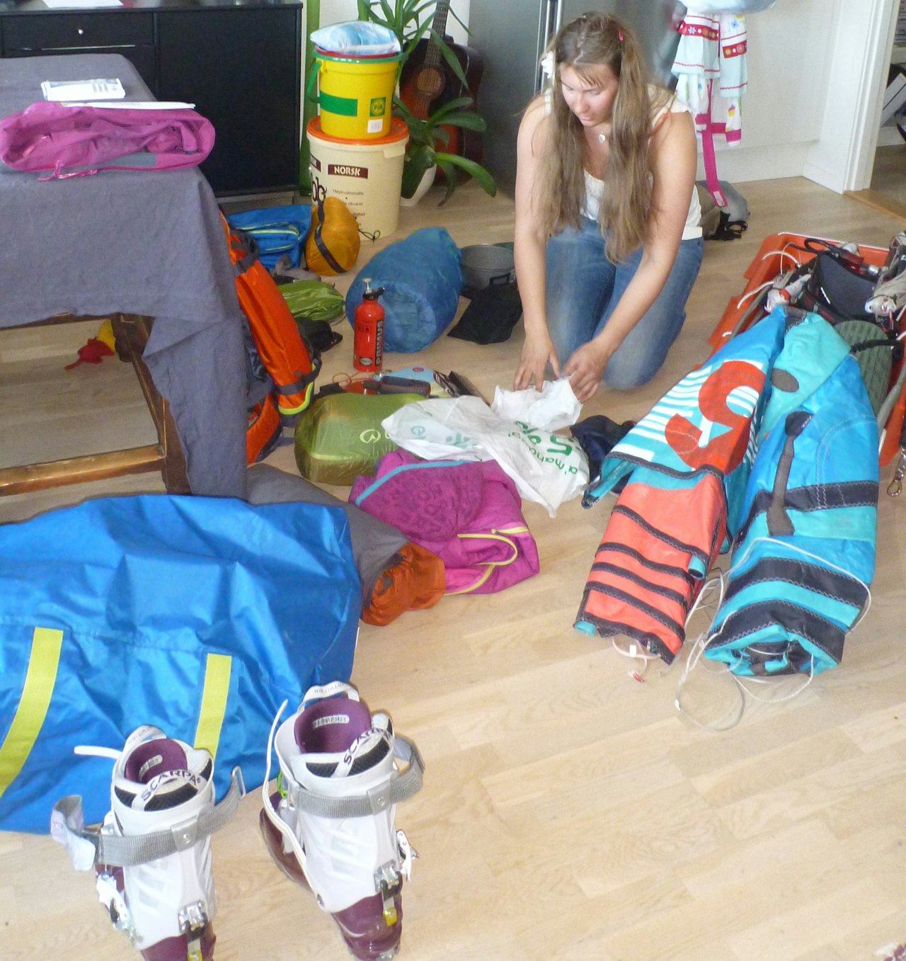 Ida Sollie gjør seg klar til VAKE. Ida Sollie gjør seg klar til VAKE.