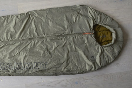 TESTET: Mammut Relax er en av to soveposer vi har testet fra Mammut. Foto: Egill Danielsen Test av Mammut Relax fiber bag