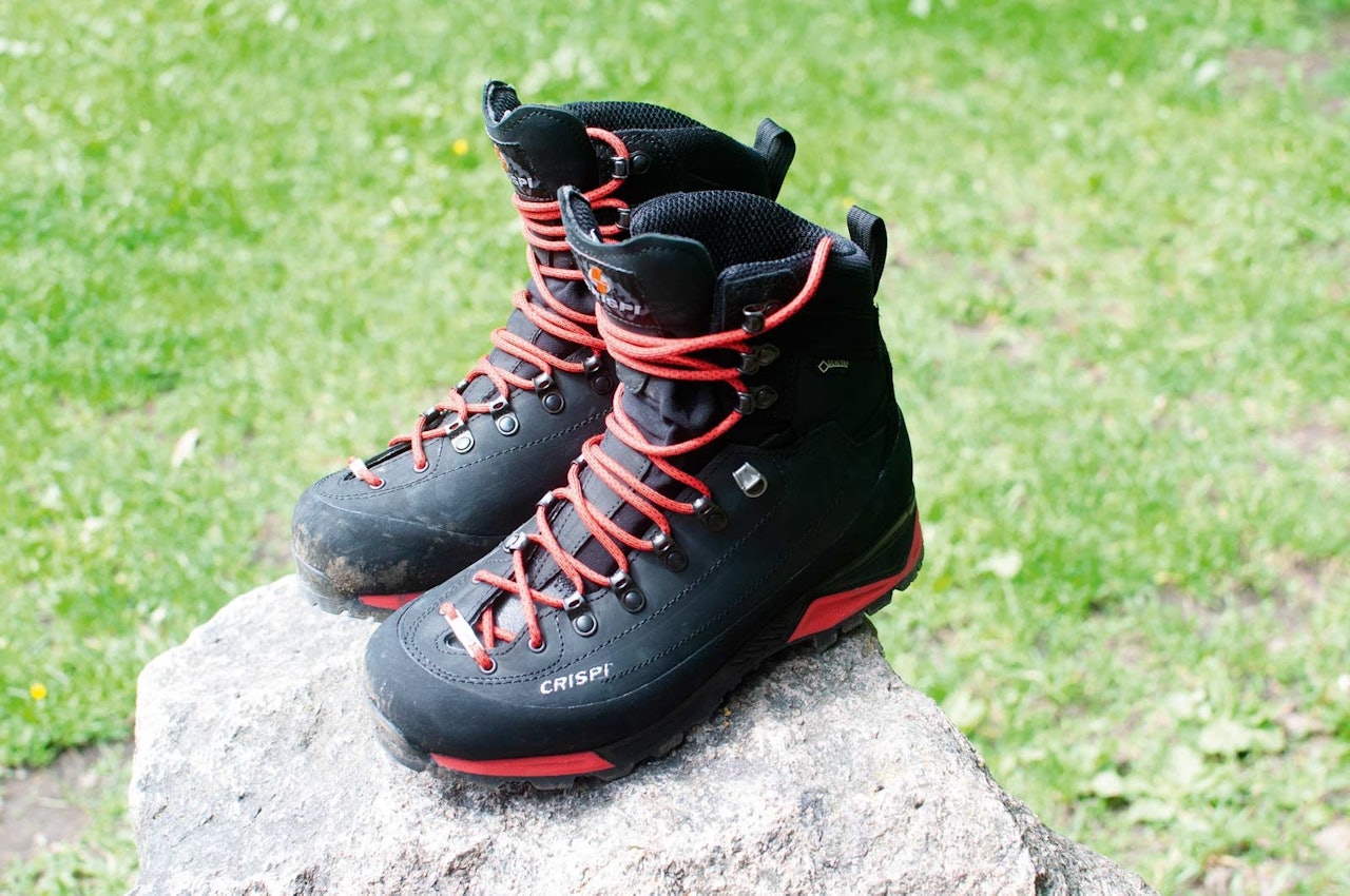 FJELLSTØVLER: Crispi Briksdal GTX er en kraftig fjellsko med godt grep. Foto: Gunhild Aaslie Soldal test av Crispi Briksdal GTX fjellsko