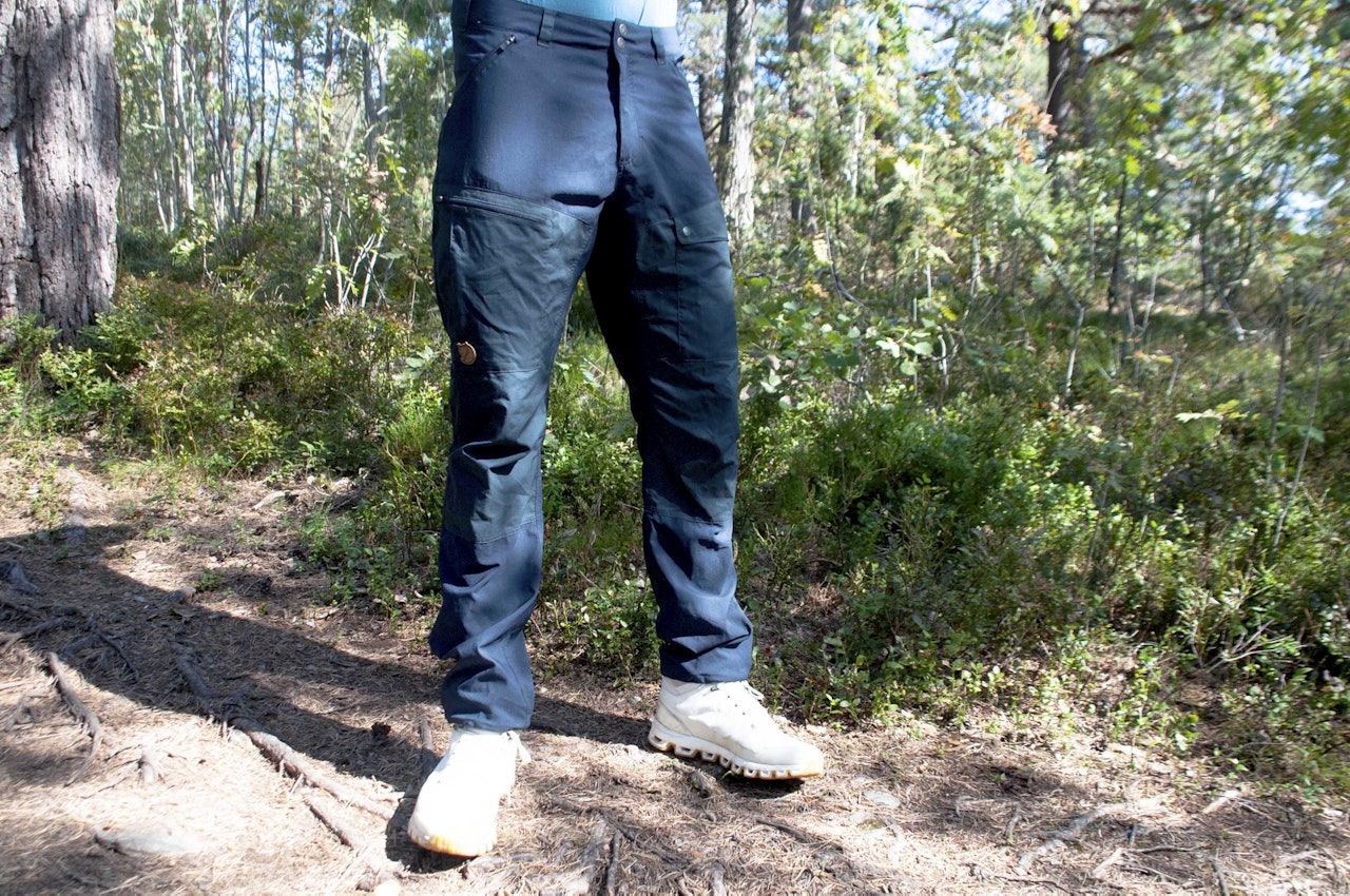 LETT TURBUKSE: Fjällräven Abisko Midsummer er blant de lettere buksene fra Fjällräven. Foto: Gunhild Aaslie Soldal Fjällräven Abisko Midsummer turbukse  test