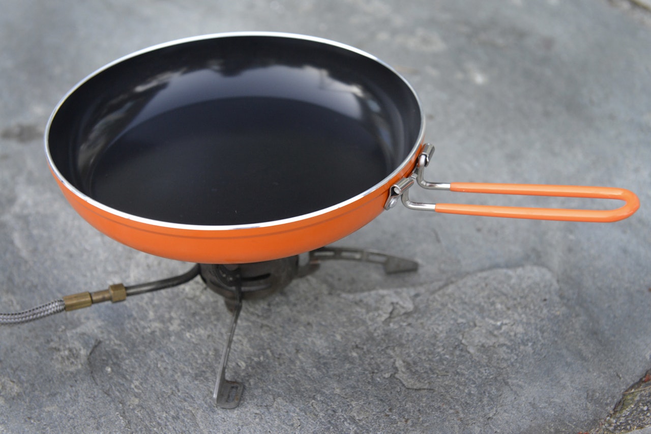 TESTET: Jetboil Summit Skillet. Foto: Egill Danielsen Test av Jetboil Summit Skillet turstekepanne