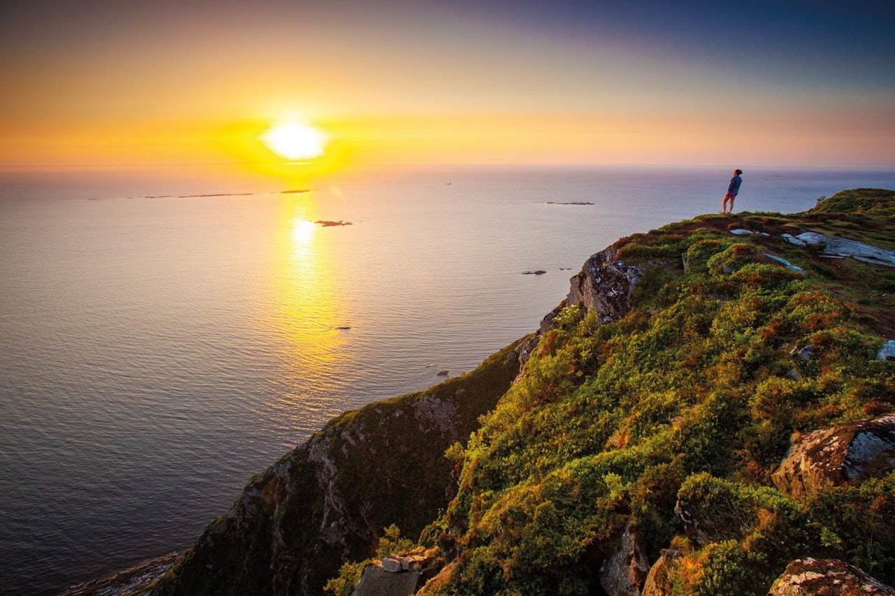 ROPPEHORNET: Go with the Flø. Lyse sommerkvelder muliggjør kveldsturer som dette. Foto: Håvard Myklebust Roppehornet, Flø. Foto Håvard Myklebust
