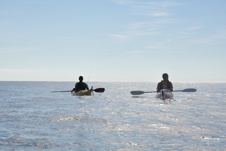 ÅPENT LANDSKAP: På dager som dette er det fint å være i kajakken. Foto: Sandra Lappegard ÅPENT LANDSKAP: På dager som dette er det fint å være i kajakken. Foto: Sandra Lappegard