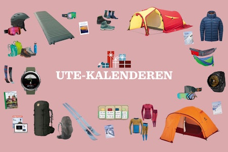 UTES JULEKALENDER: Alle lukene er klare, og hver dag fram til jul åpner det seg muligheter til å vinne turutstyr, klær og bøker. Kanskje blir det din tur denne gangen? UTES JULEKALENDER 2020: Masse flotte premier i lukene.