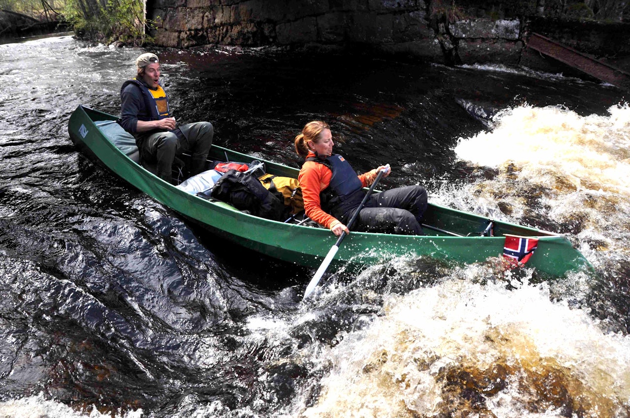 ELVEVILT: Julussa leverer! Foto: Sandra Lappegard julussa elv kano