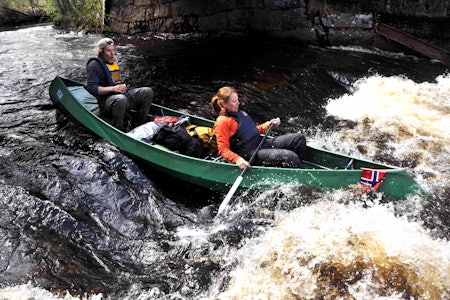 ELVEVILT: Julussa leverer! Foto: Sandra Lappegard julussa elv kano