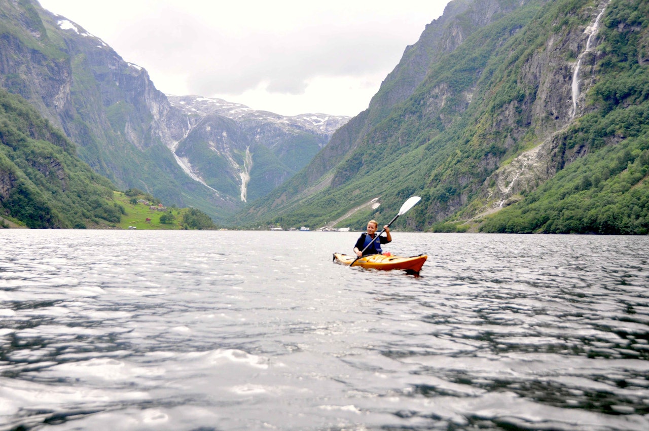Verdensarvområdet Nærøyfjorden er tettpakket av natur og kultur. Foto: Sandra Lappegard