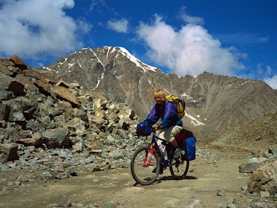 Gerda Maria Pauler på sin reise gjennom Nepal. Foto: Ulrich Schroeder