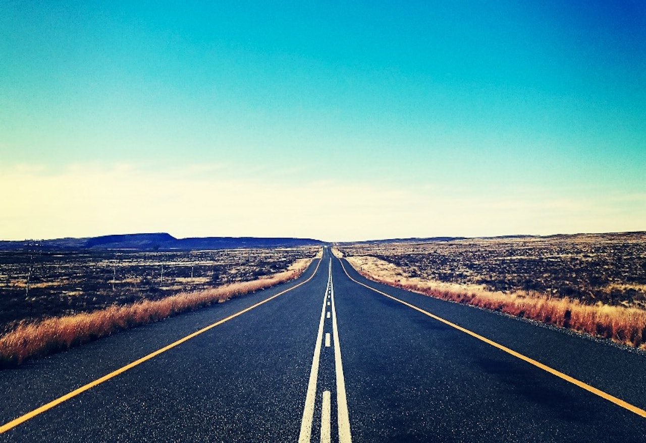 FRA SØR TIL NORD: Den lange veien hjem. Foto: Teresie Hommersand FRA SØR TIL NORD: Den lange veien hjem. Foto: Teresie Hommersand