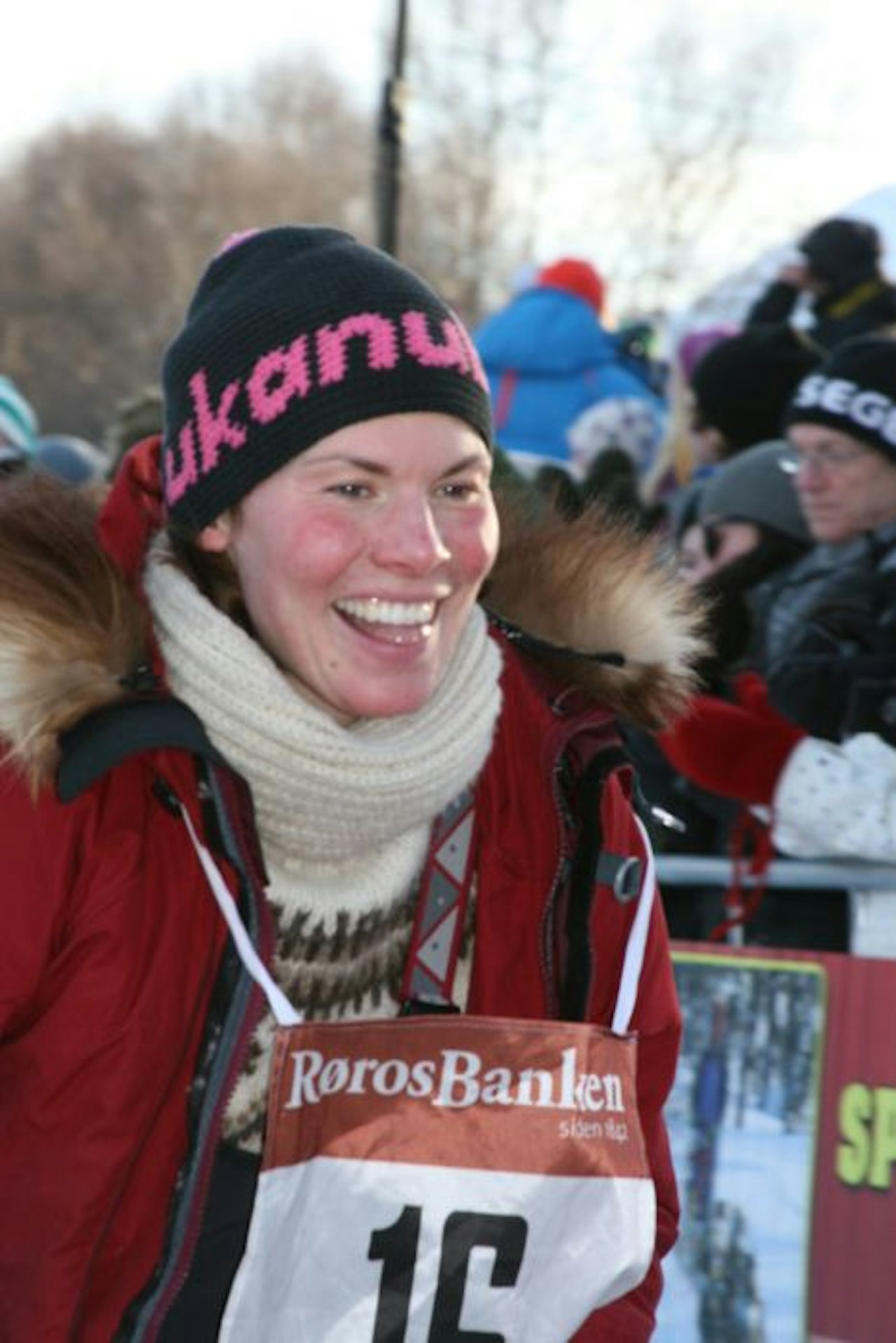 Sigrid Ekran holdt unna for konkurrentene, og krysser mållinja bare tre minutter før Robert Sørlie.  Foto: Femundløpet