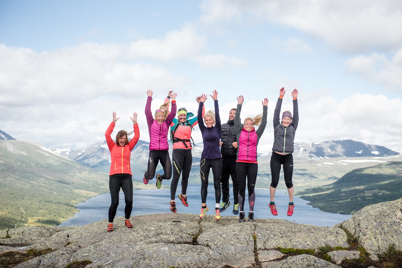 Fulle av endorfin etter intervallar opp på Rauhovden i Oppdal. Foto: Martin I. Dalen  Fulle av endorfin etter intervallar opp på Rauhovden i Oppdal. Foto: Martin I. Dalen