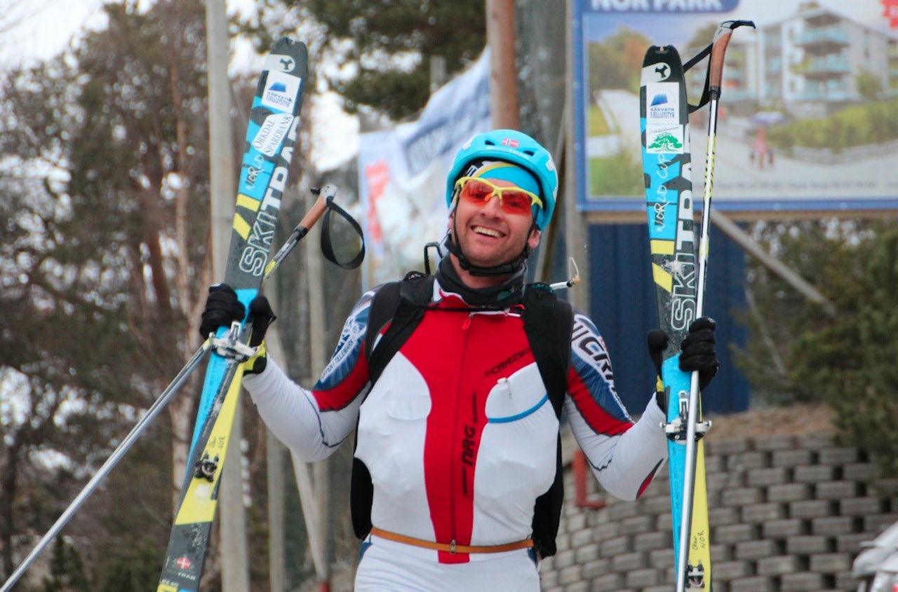SEIER SOM SMAKTE: Først over målstreken i Randoenern. Foto: Kjersti Solvoll Bakketun Tronvoll SEIER SOM SMAKTE: Først over målstreken i Randoenern. Foto: Kjersti Solvoll Bakketun Tronvoll