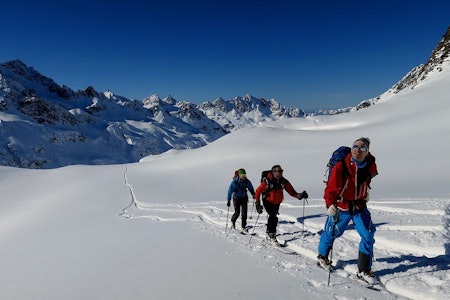 Alpin skitur i Silvretta forrige uke. Foto: Nils Nielsen
