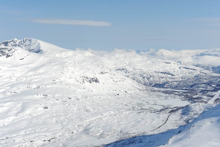 Spanstinden sett fra sørvest. Foto: Rune Dahl. / Trygge toppturer.