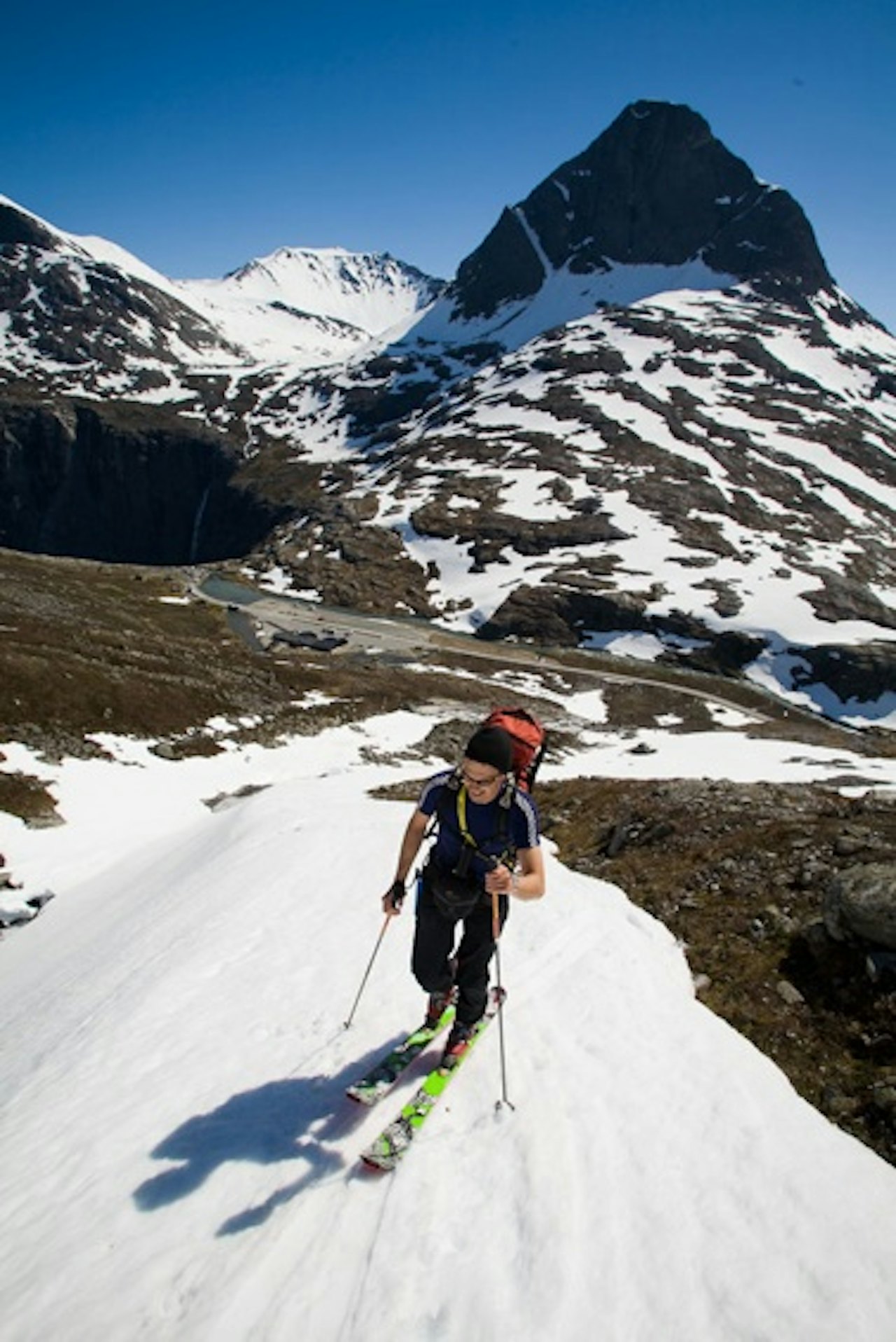 På vei opp mot Finnan. Foto: Einar Engdal