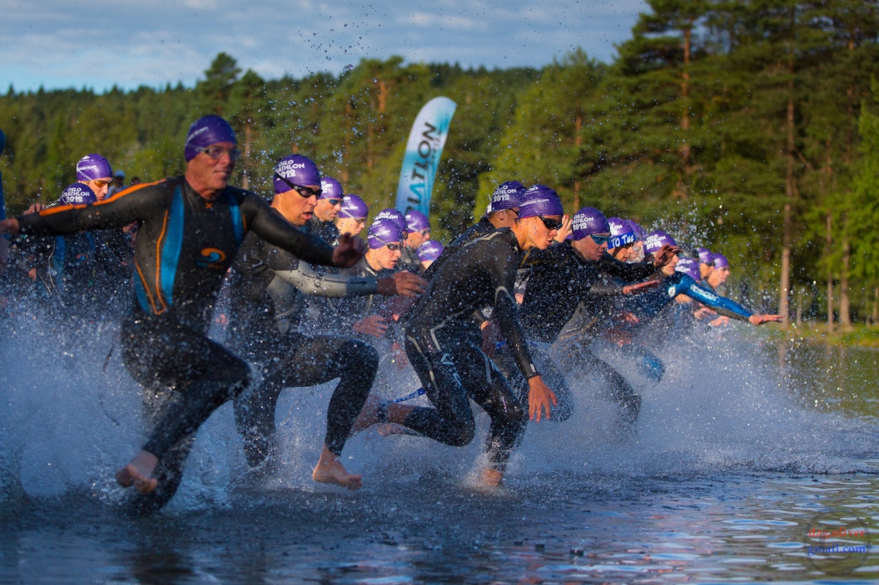 Oslo Triatlon er en av de mange triatlonkonkurransene. Foto: Dag Oliver