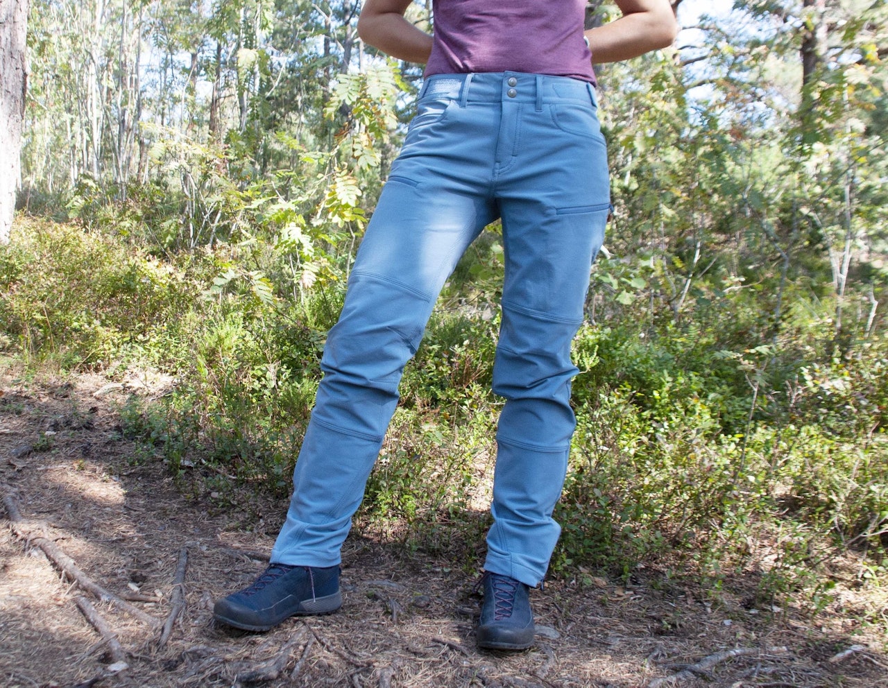 TEST AV TURBUKSER: Svalbard Flex1 pants er en teknisk softshellbukse fra Norrøna som er solid og god på turer der vekt ikke er det mest avgjørende. Foto: Øyvind Aas Svalbard Flex1 pants test turbukse norrøna