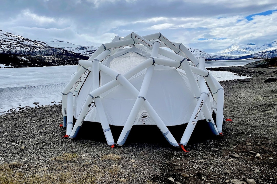 heimplanet mavericks oppblåsbart telt