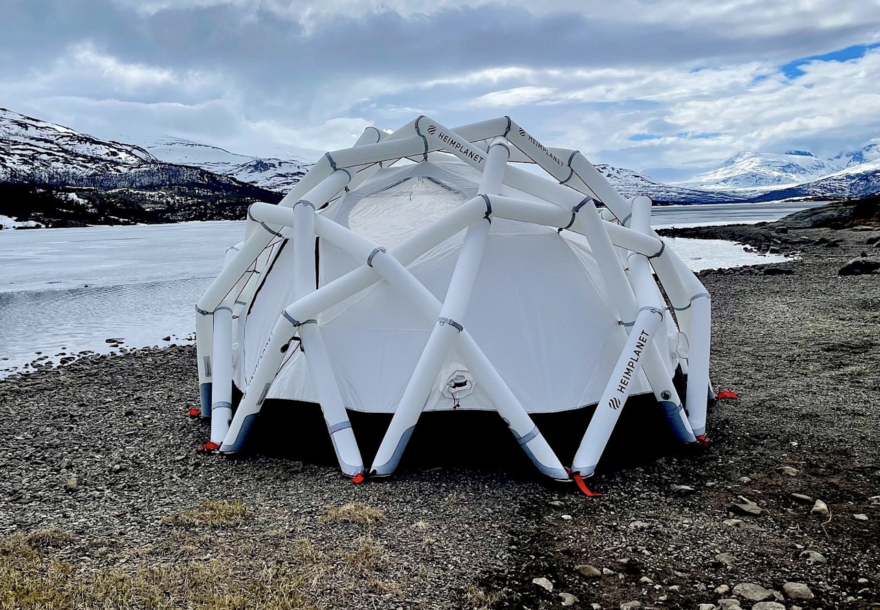 heimplanet mavericks oppblåsbart telt
