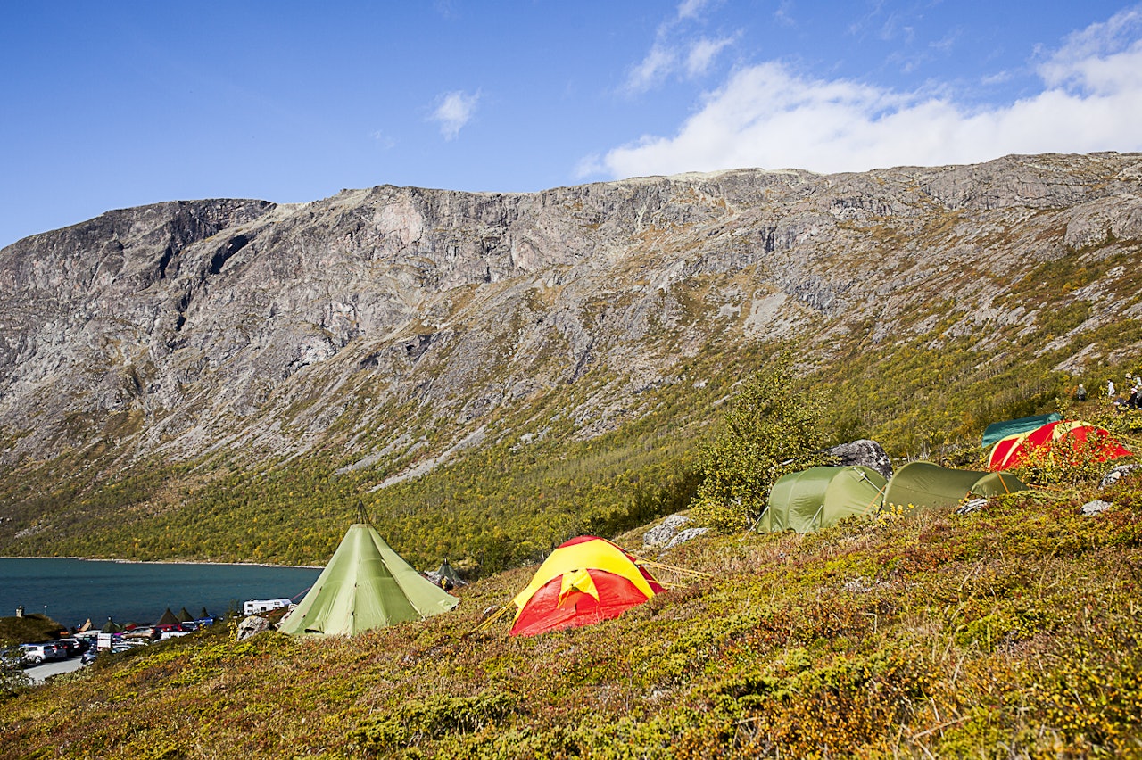 Fjellfilmfestivalens camp ved Gjendesheim. Foto: Marte Stensland Jørgensen Fjellfilmfestivalens camp ved Gjendesheim. Foto: Marte Stensland Jørgensen