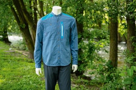 Ortovox Merino Ashby Ortovox Merino Ashby blå turskjorte