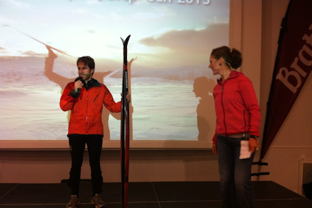 Fjellsportprisen 2012 til Erlend Sande. Foto: Ida Sørbye