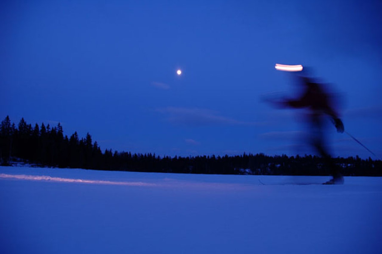 LANGTUR PÅ LANGRENN: I Nordmarka. Foto: Camilia Stryken  langtur i nordmarka