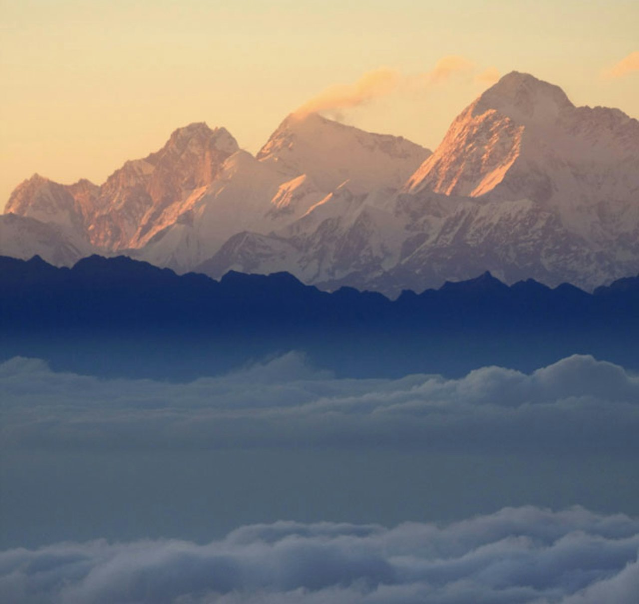Utsikt mot Everest. Foto: Matti Bernitz Utsikt mot Everest. Foto: Matti Bernitz