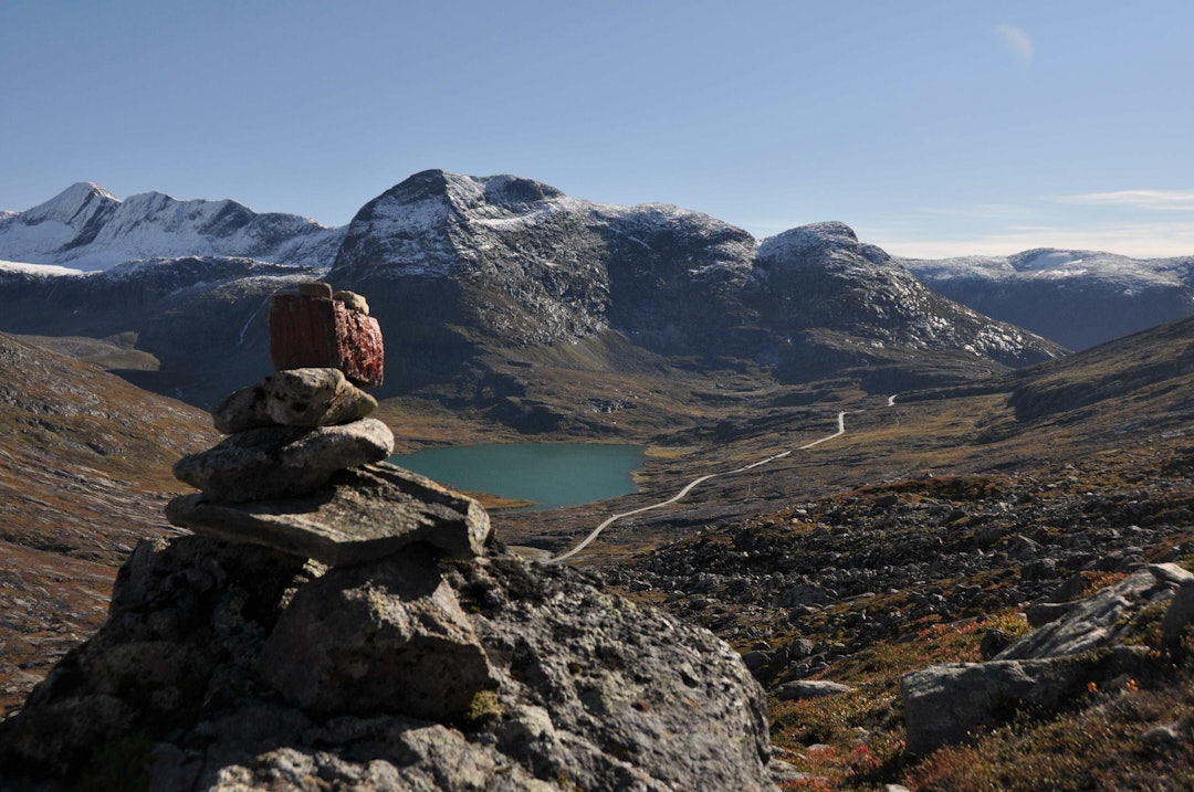 DNTs hyttenett: Utsikt overfor Trollstigen. Foto: Sandra Lappegard dnt-hytter