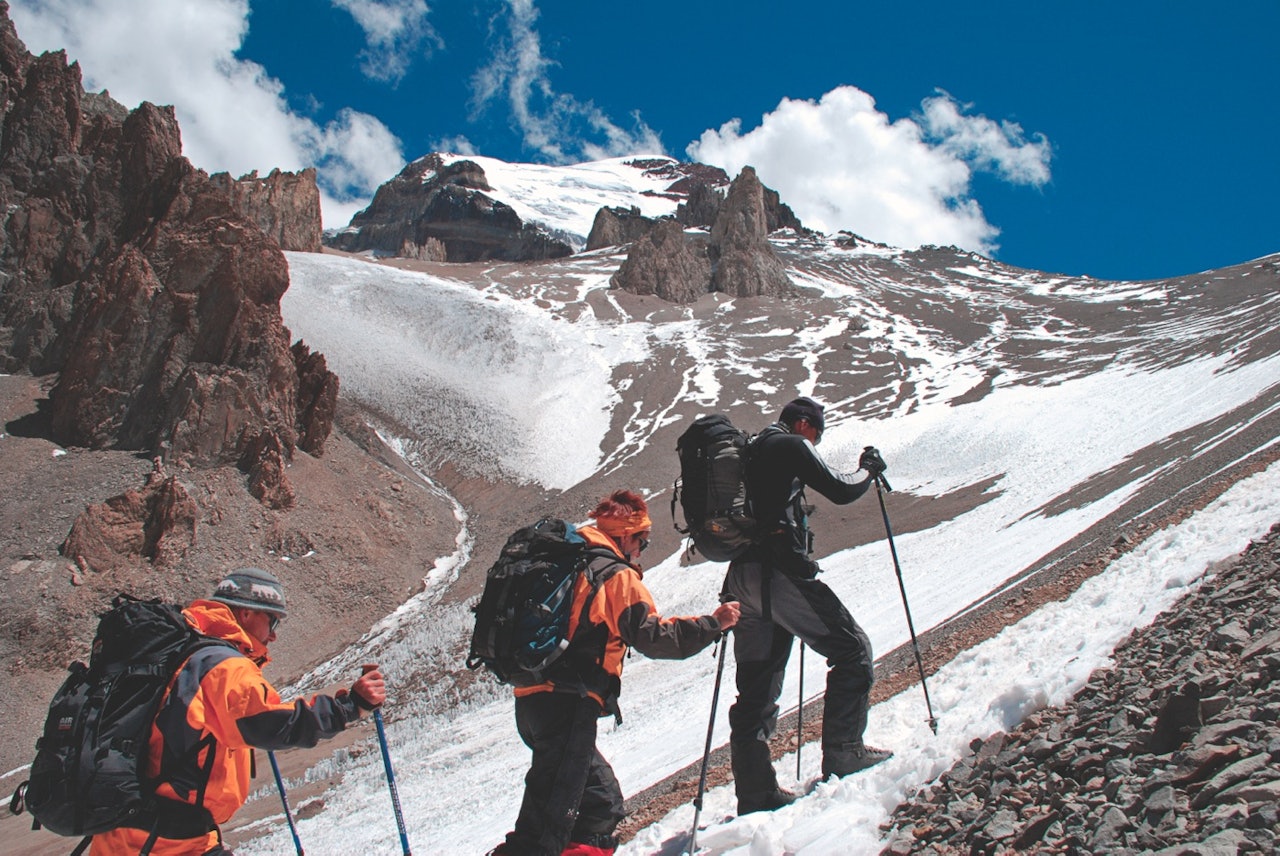 PÅ DRØMMETOPPEN: Sør-Amerikas høyeste fjell, Aconcagua, står høyt på ønskelista for mange. drømmeturene