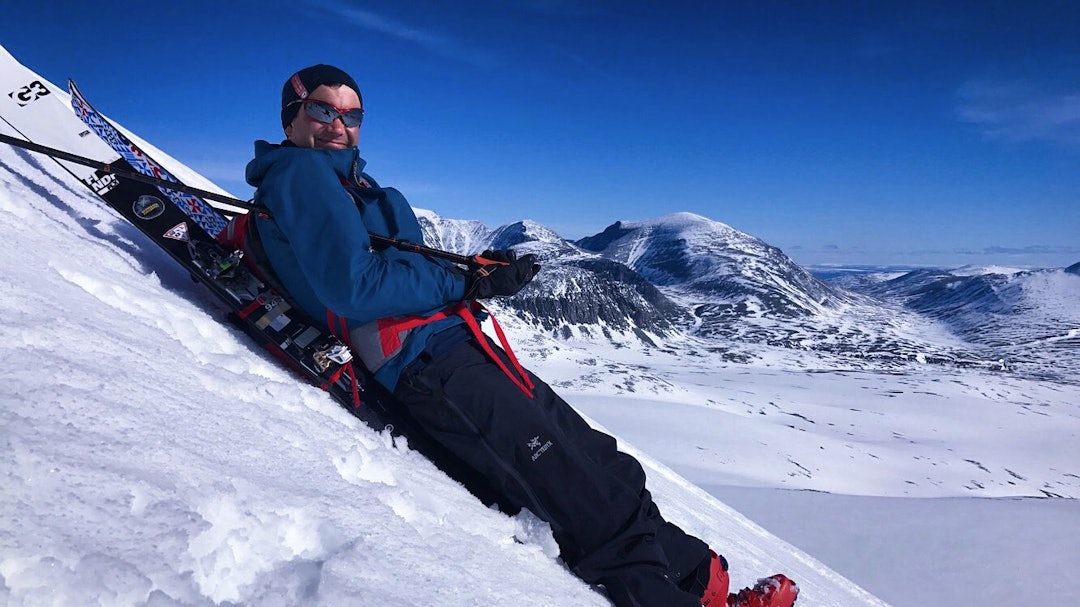 OPPDAGELSESTUR: Randonnéeutstyr gjør selv toppene i Rondane lette å nå og vanskelige å forlate. Foto: Sigurd Rønningen/Heidi Lillebråten. OPPDAGELSESTUR: Randonnéeutstyr gjør selv toppene i Rondane lette å nå og vanskelige å forlate. Foto: Sigurd Rønningen/Heidi Lillebråten.