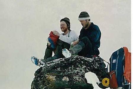 NOE Å FEIRE: Stein P. Aasheim og Arvid Holte gikk Norge på langs i 1976. I august kommer de til Haukeliseter for å mimre med andre NPL-ere. Foto: Stein P. Aasheim  