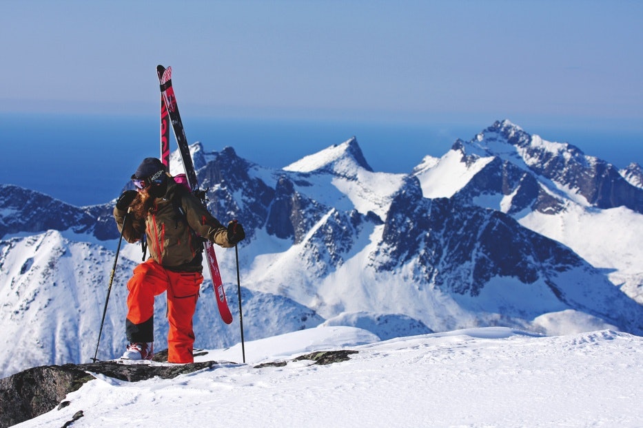 Ragnar Tøndel på vei opp mot Keipen. Foto: Matti Bernitz Ragnar Tøndel på vei opp mot Keipen. Foto: Matti Bernitz
