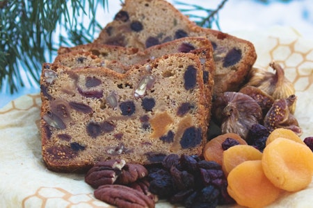 TURKAKE: Energikake med frukt og honning. Foto: Sigrid Henjum  TURKAKE: Energikake med frukt og honning. Foto: Sigrid Henjum