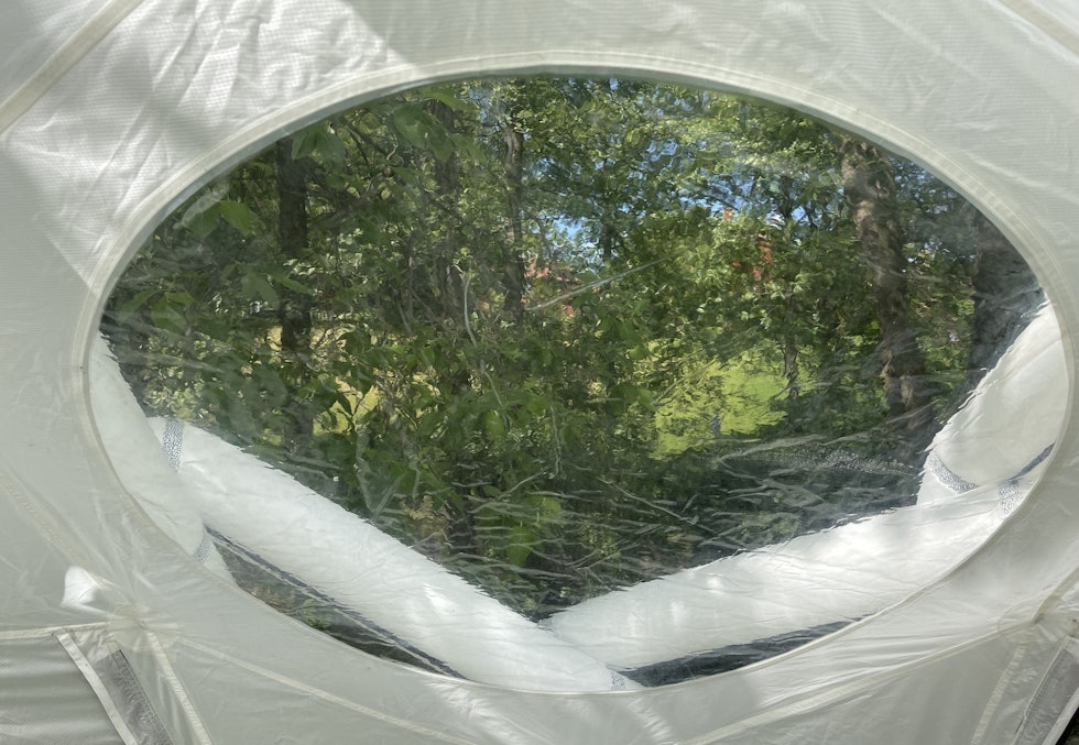 heimplanet mavericks vindu oppblåsbart telt