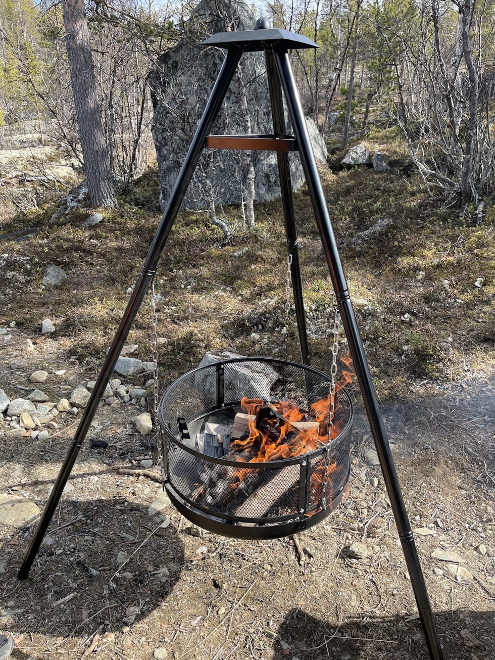 Rimeligst: Grillmann bålpanne er både billig og bra. Foto: Dag Hagen grillmann bålpanne