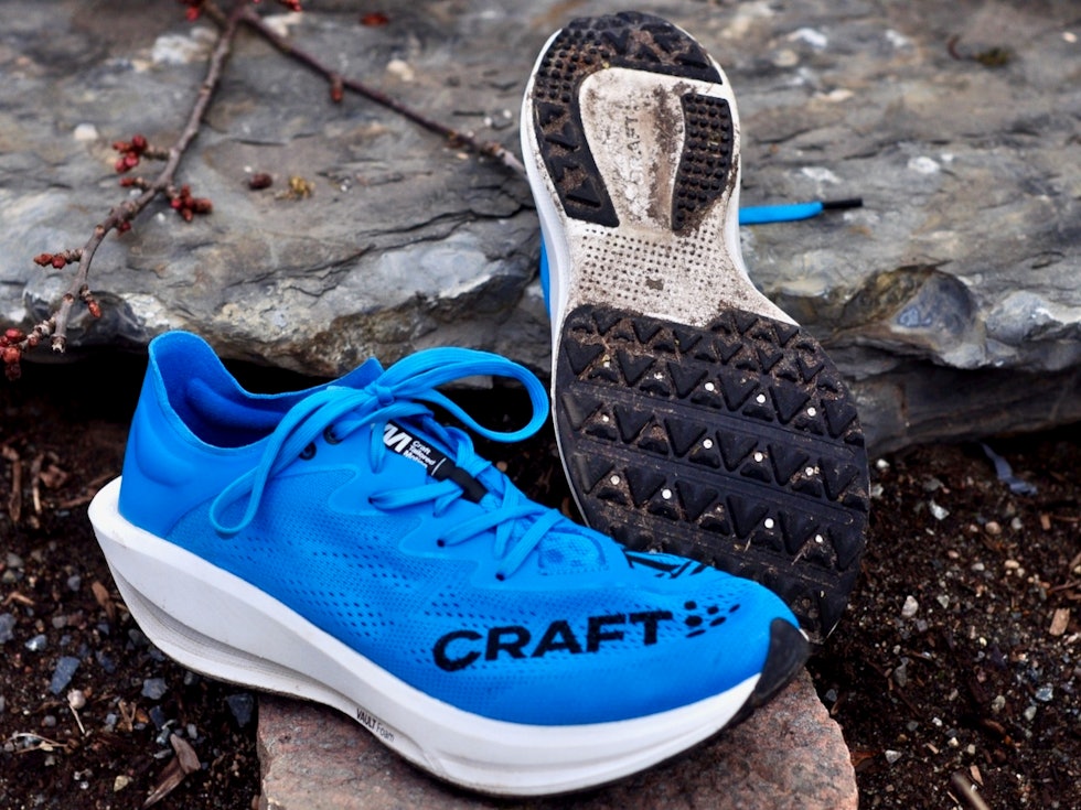 GROVT MØNSTER: Yttersålen griper på asfalt, grus og skogbunn. Foto: Øyvind Aas Craft CTM Ultra