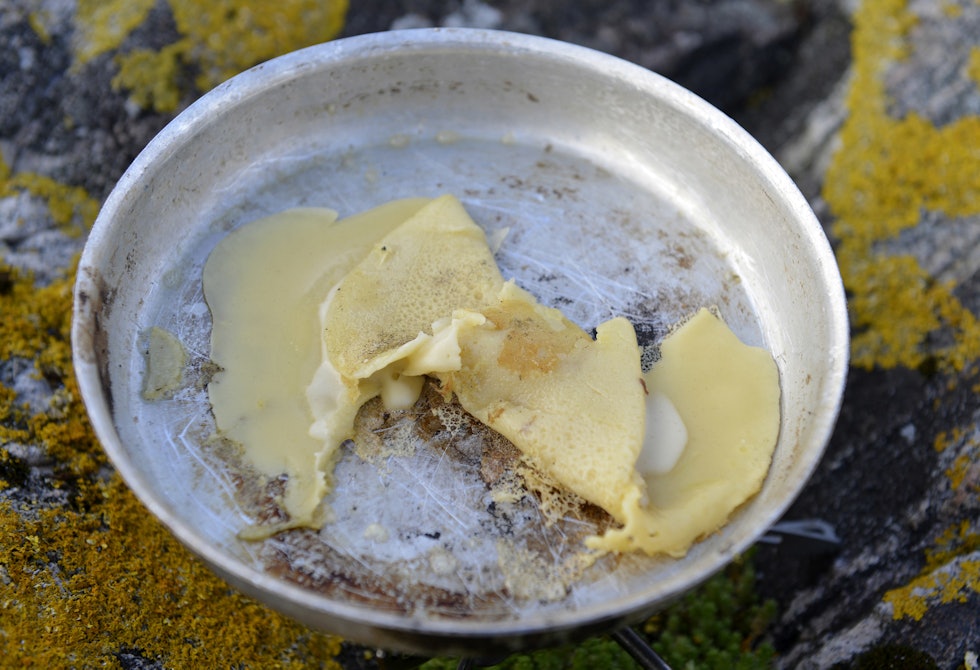 TRANGIA: For pannekaker finnes det bedre alternativer enn en gammel og slitt stekepanne. gammel trangia