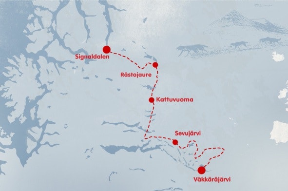 Her er ruta, med start i Signaldalen. Her er ruta, med start i Signaldalen.