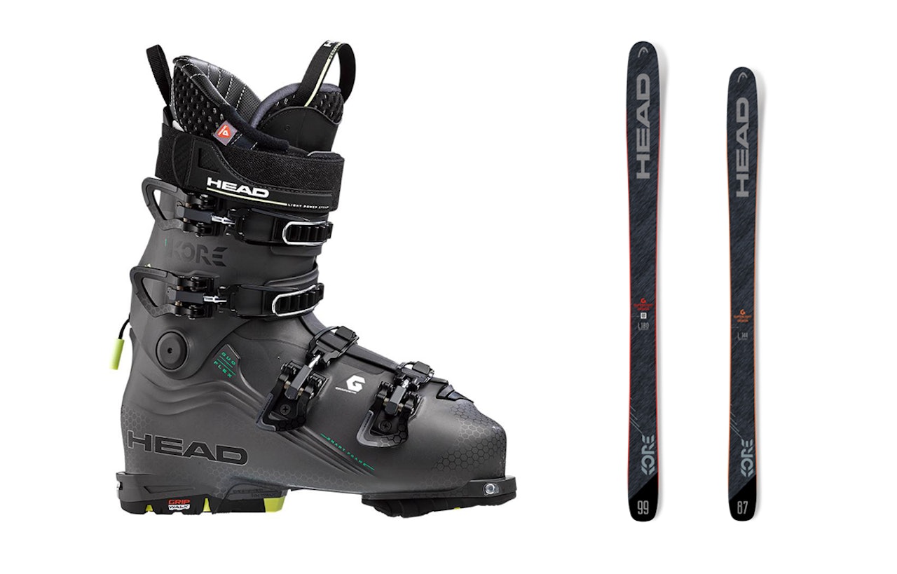 UTVIDER: Heads Kore-serie utvides med støvler og to nye skimodeller til neste sesong. UTVIDER: Heads Kore-serie utvides med støvler og to nye skimodeller til neste sesong.