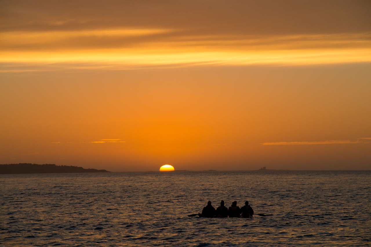 TANKER FRA HAVET: Lars Verket kaller seg padlosof. I sommer la han ut på en pilegrimsferd fra Tønsberg til Nidaros. Slik blir det bok av. Foto: Privat  TANKER FRA HAVET: Lars Verket kaller seg padlosof. I sommer la han ut på en pilegrimsferd fra Tønsberg til Nidaros. Slik blir det bok av. Foto: Privat