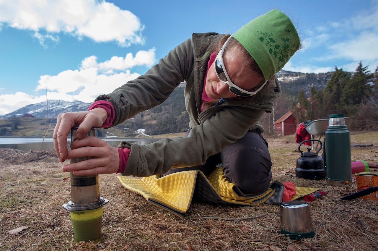 TURKAFFE: God kaffi på tur er vitkig, og du kan laga han like god som på ein kaffibar. Alle foto: Vegard Byrkjeland Aasen kaffe på tur turkaffe