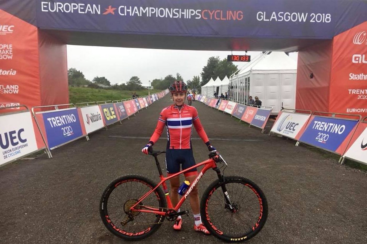 Gunn-Rita Dahle Flesjå mistet kjedet og medaljesjansene under EM i Glasgow. Foto: Team Merida Gunn Rita Gunn-Rita Dahle Flesjå mistet kjedet og medaljesjansene under EM i Glasgow. Foto: Team Merida Gunn Rita