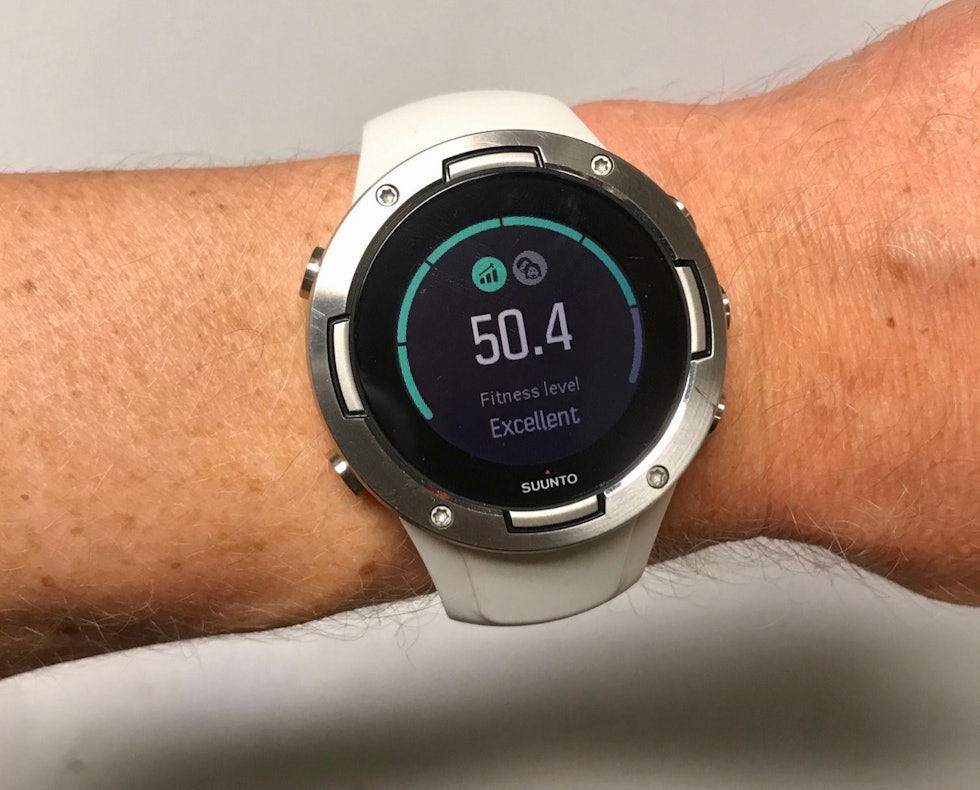 kONDISBEREGNING: Nytt på Suunto 5 er en kondisberegning sammenlignbar med Vo2-tall. kONDISBEREGNING: Nytt på Suunto 5 er en kondisberegning sammenlignbar med Vo2-tall.