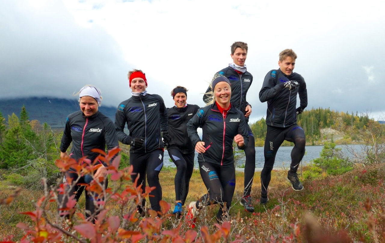 KLARE FOR VINTER: Landslaget på treningssamling på Gaustatoppen. Foto: Mono Media KLARE FOR VINTER: Landslaget på treningssamling på Gaustatoppen. Foto: Mono Media
