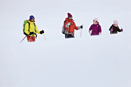 Langrennstur i Skarvheimen i februar. Foto: Jørn H. Moen Langrennstur i Skarvheimen i februar. Foto: Jørn H. Moen