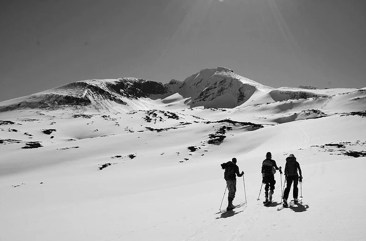 SKIGLEDER: Fra en fri dag i fjellet. Foto: Johanne Askim Adde kvinnedagen og friluftsliv